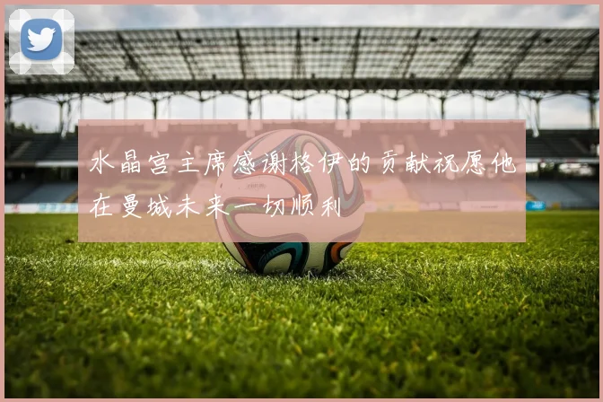 水晶宫主席感谢格伊的贡献祝愿他在曼城未来一切顺利